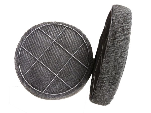 An integrated round wire mesh demister pad